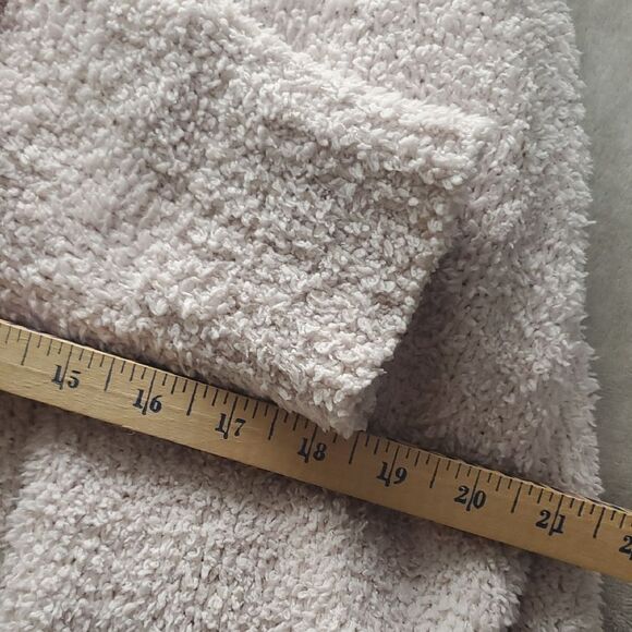 POL | MEDIUM WOMENS | FUZZY COZY OVERSIZED KNIT SWEATER in PALE PINK JP2A 133793 - Picture 6 of 13